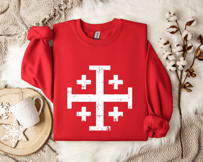 Jerusalem Cross Sweatshirt
