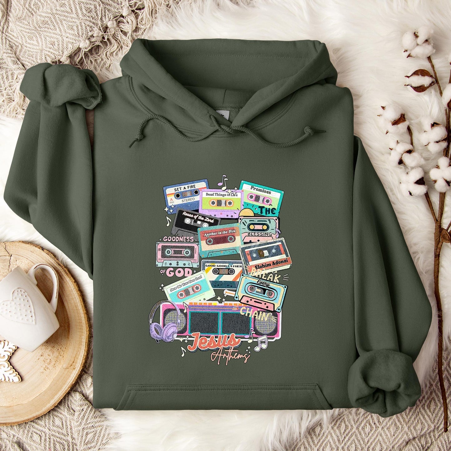 Jesus Anthems Retro 01 Hoodie