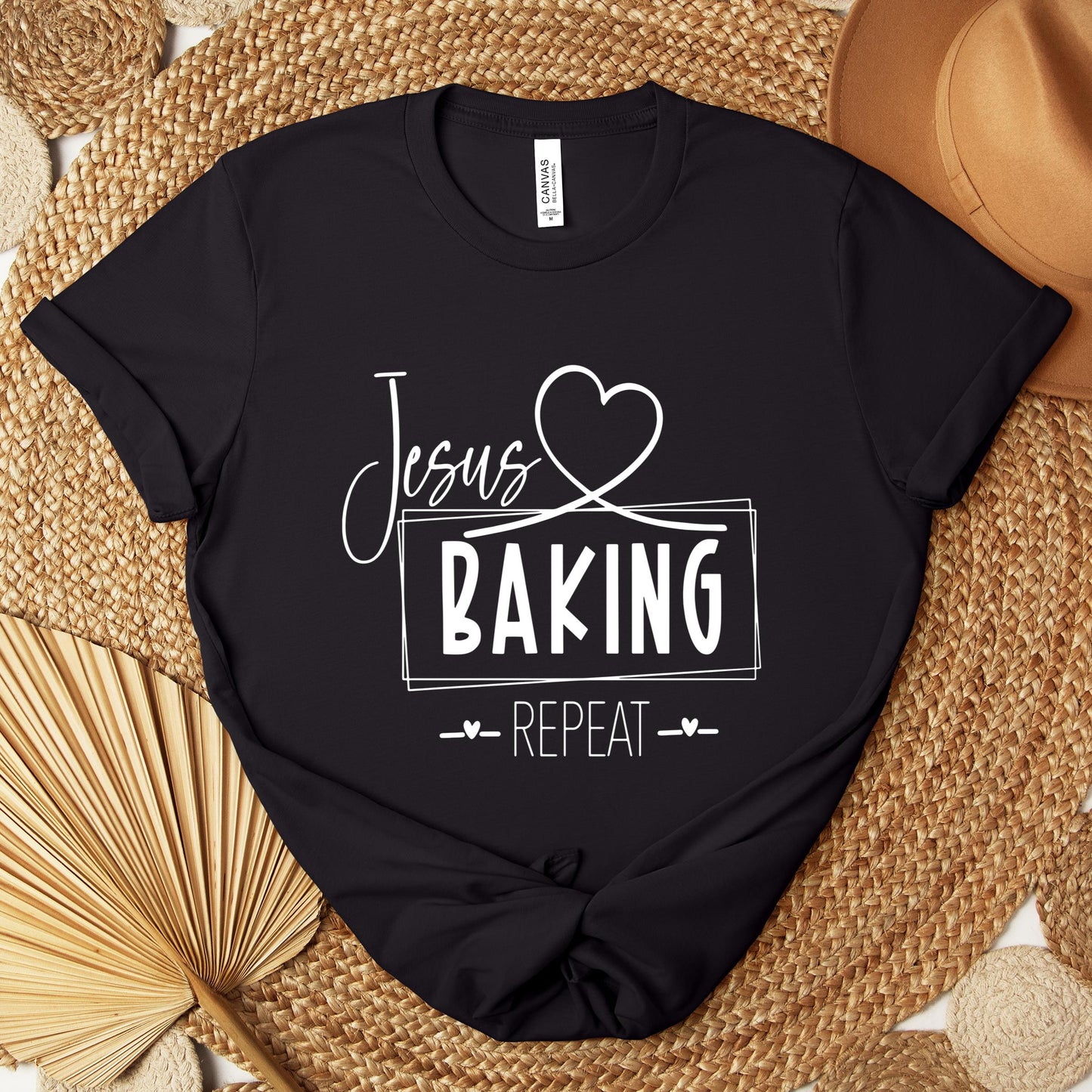 Jesus Baking Repeat Premium T-shirt