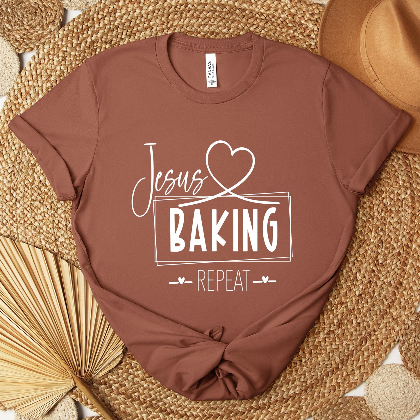 Jesus Baking Repeat Premium T-shirt