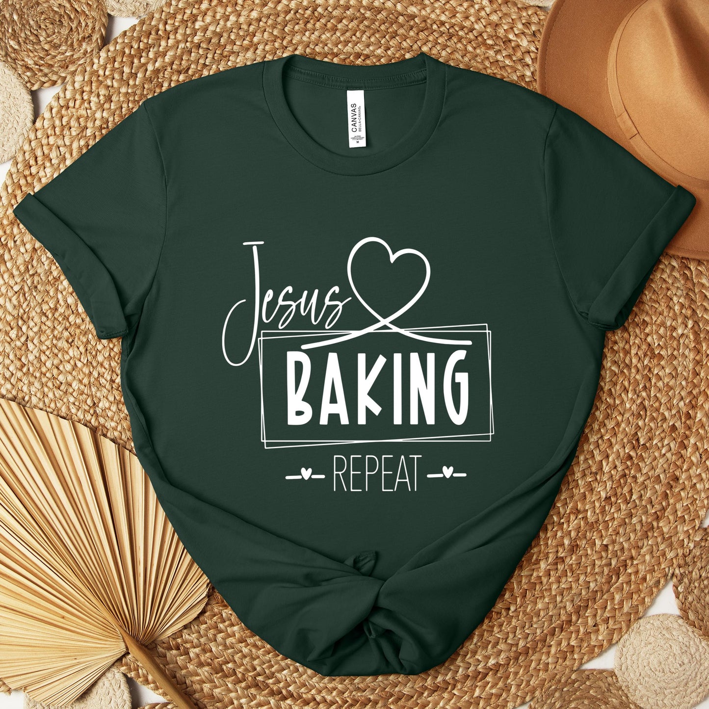 Jesus Baking Repeat Premium T-shirt