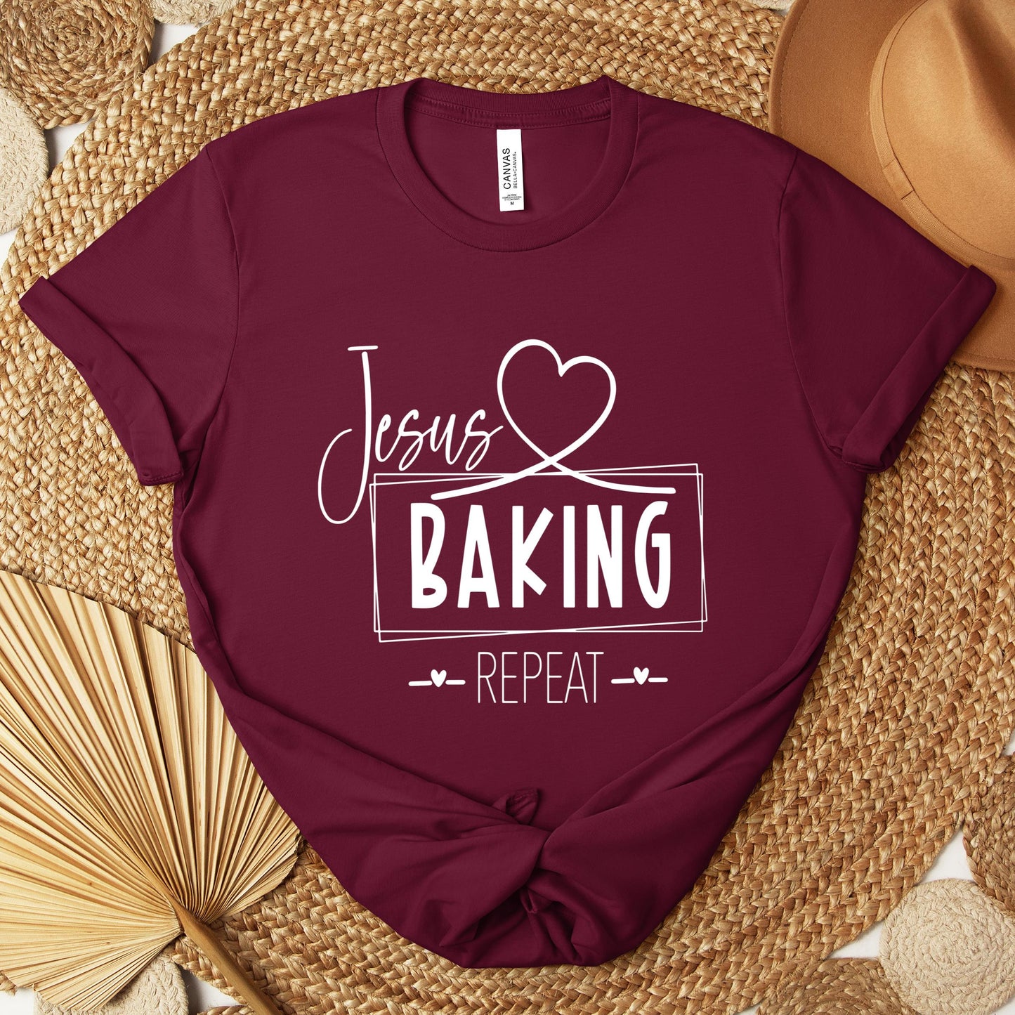 Jesus Baking Repeat Premium T-shirt