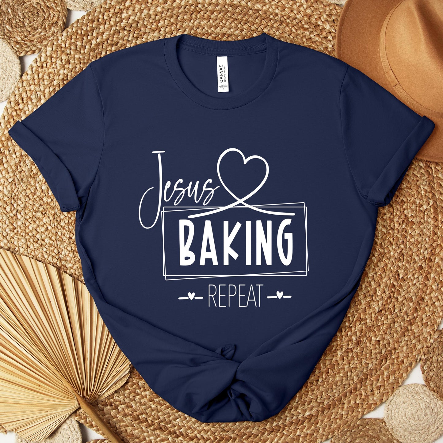 Jesus Baking Repeat Premium T-shirt