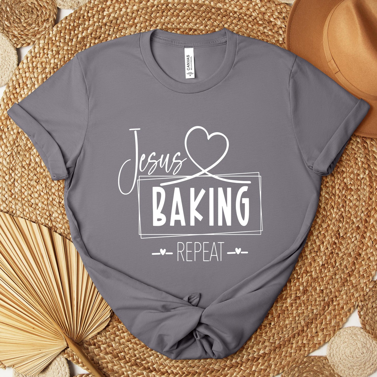Jesus Baking Repeat Premium T-shirt