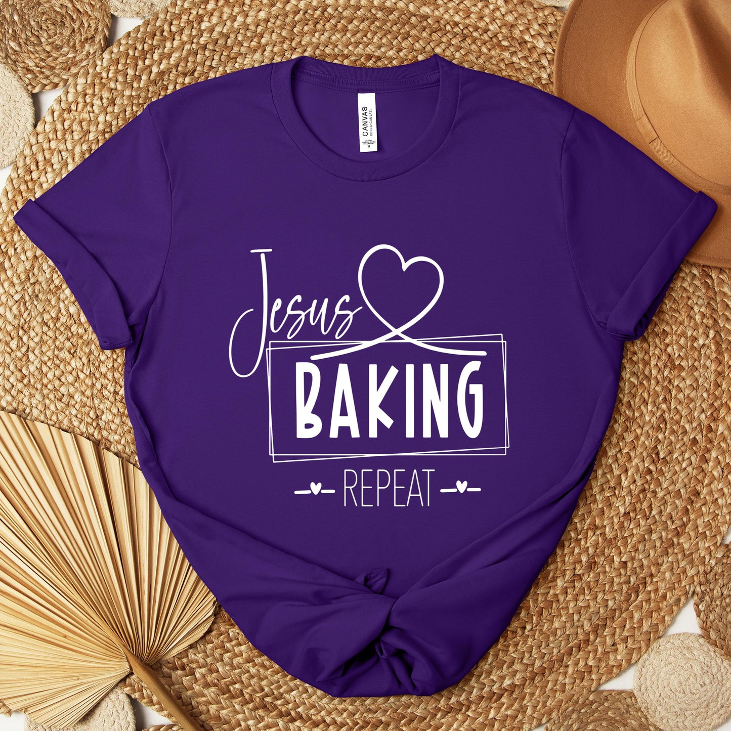 Jesus Baking Repeat Premium T-shirt