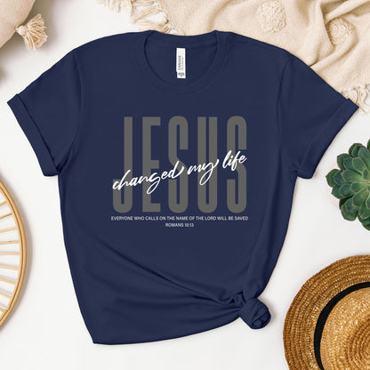 Jesus Changed My Life Romans 10.13 01