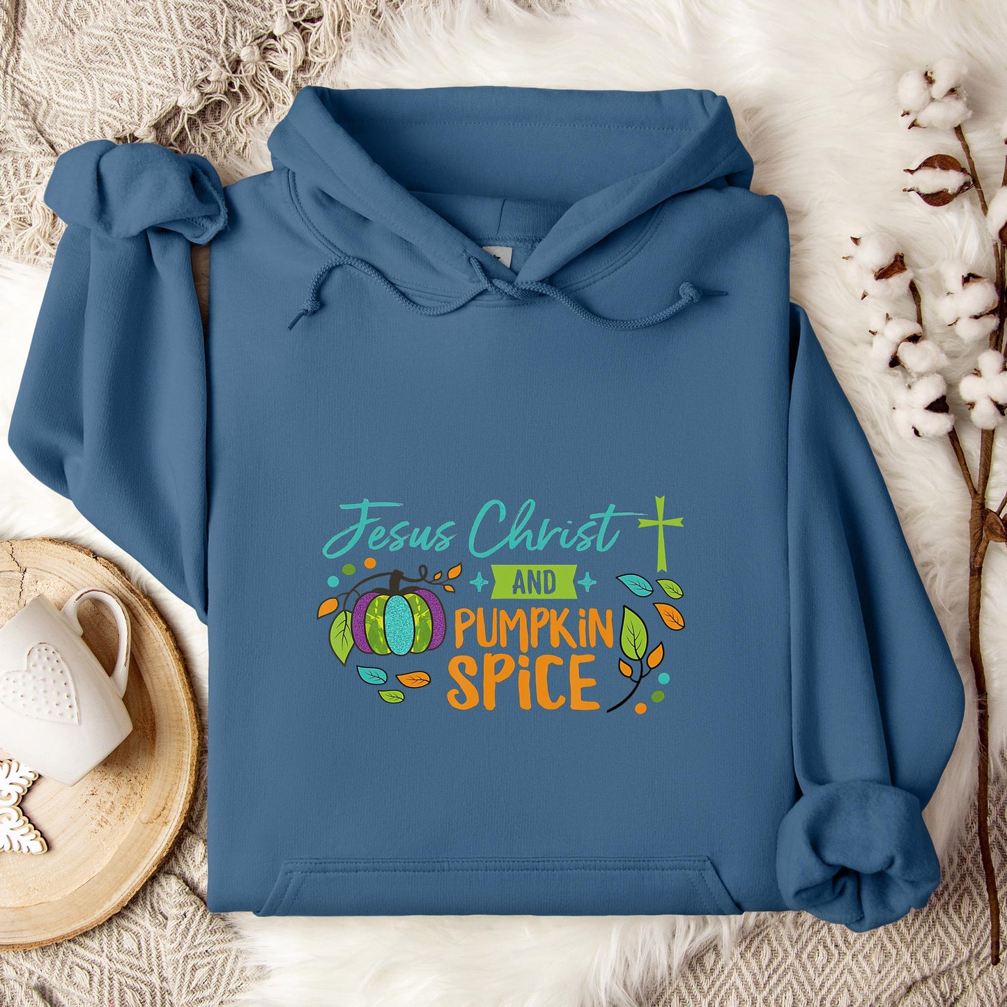 Jesus Christ And Pumpkin Spice Hoodie