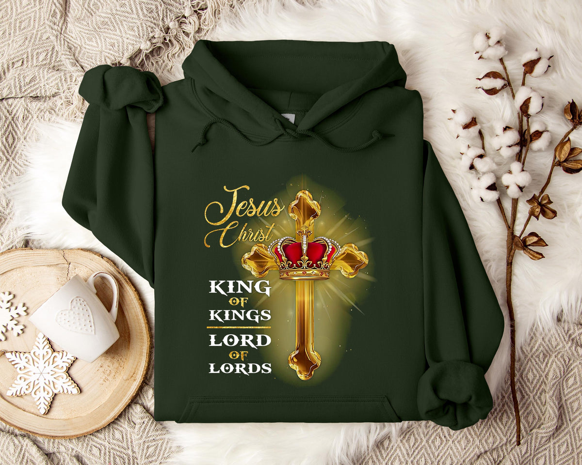 Jesus Christ King Of Kings Lord Of Lords Hoodie