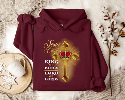 Jesus Christ King Of Kings Lord Of Lords Hoodie