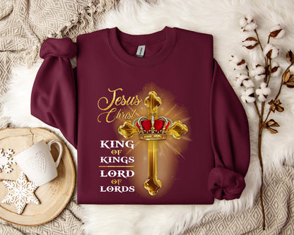 Jesus Christ King Of Kings Lord Of Lords Sweatshirt