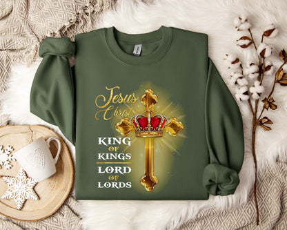 Jesus Christ King Of Kings Lord Of Lords Sweatshirt