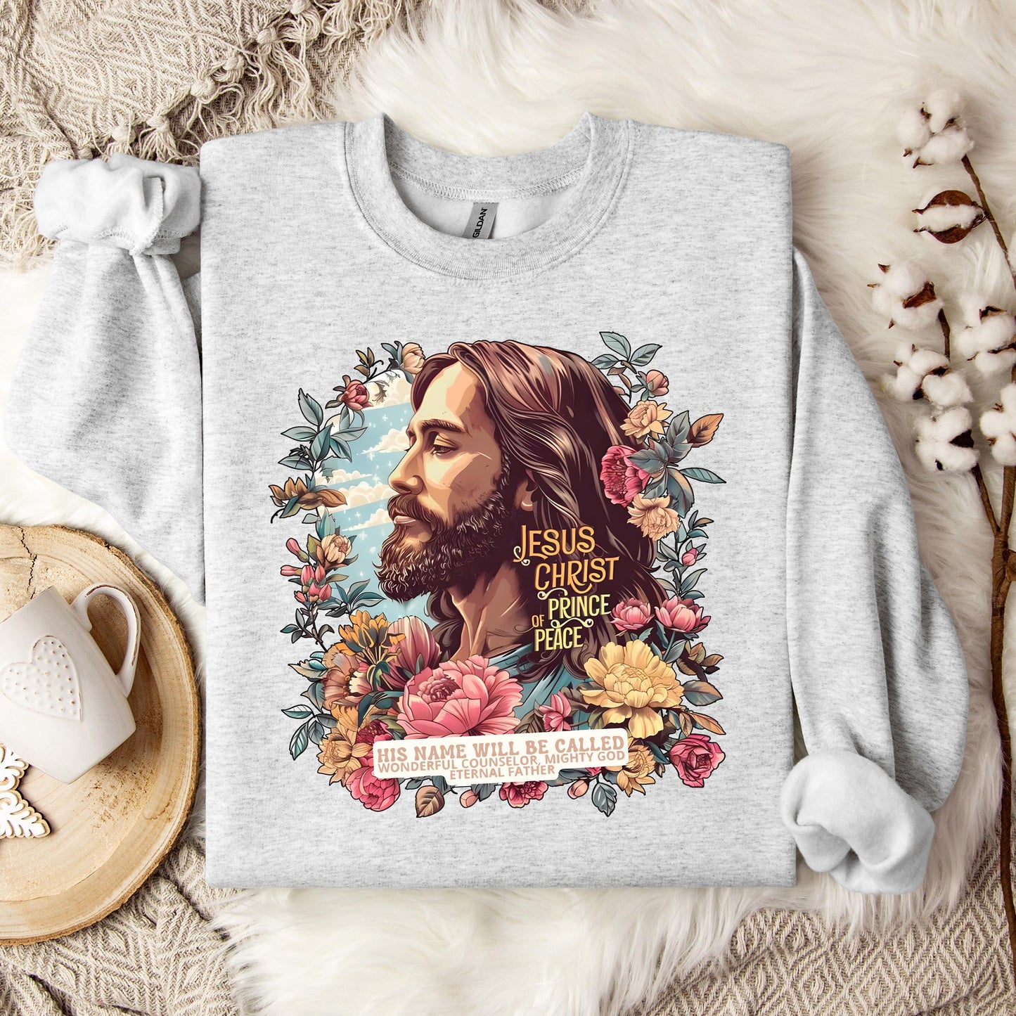 Jesus Christ Prince Of Peace Sweatshirt