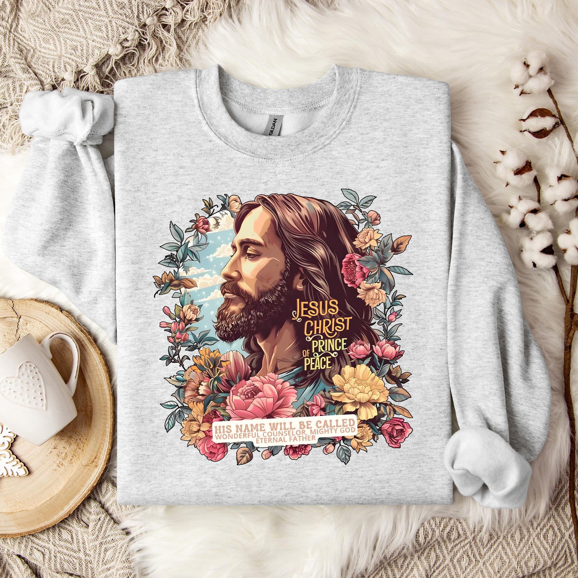 Jesus Christ Prince Of Peace Sweatshirt