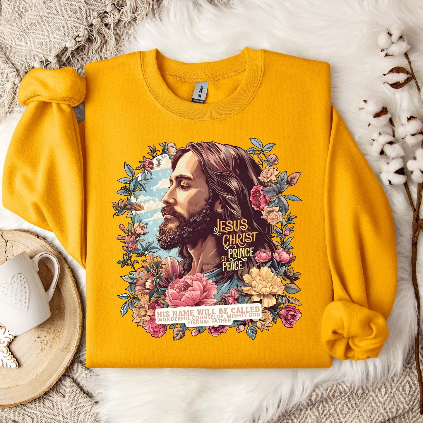 Jesus Christ Prince Of Peace Sweatshirt