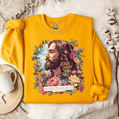 Jesus Christ Prince Of Peace Sweatshirt
