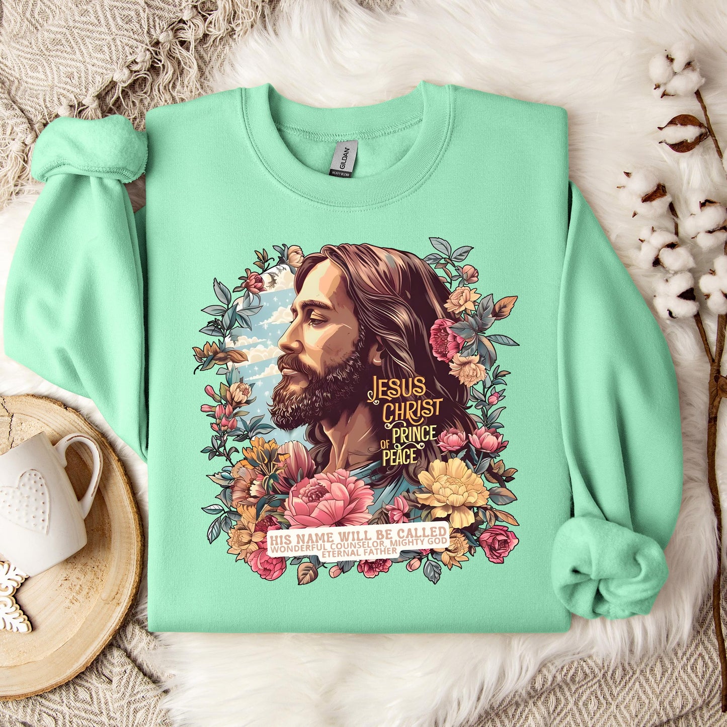 Jesus Christ Prince Of Peace Sweatshirt