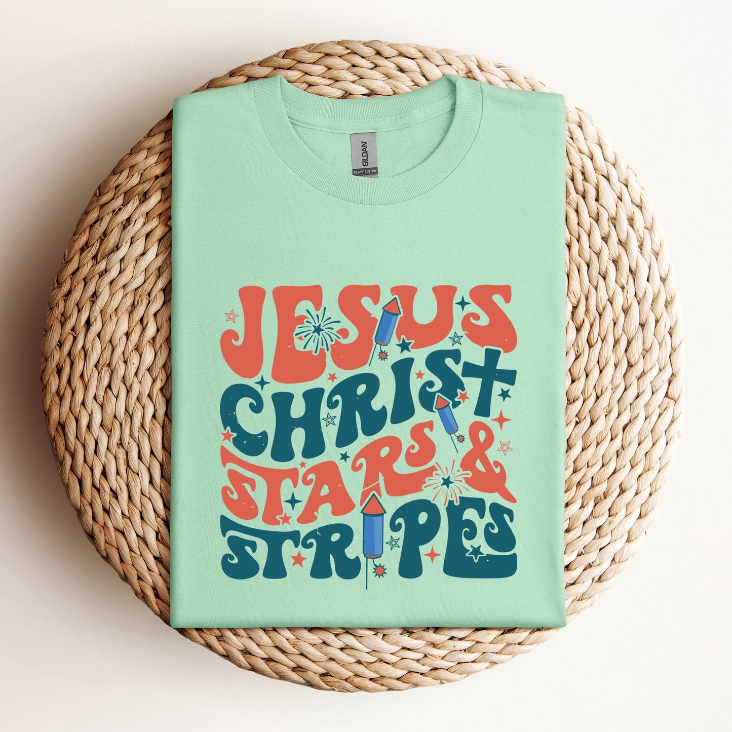 Jesus Christ Stars & Stripes