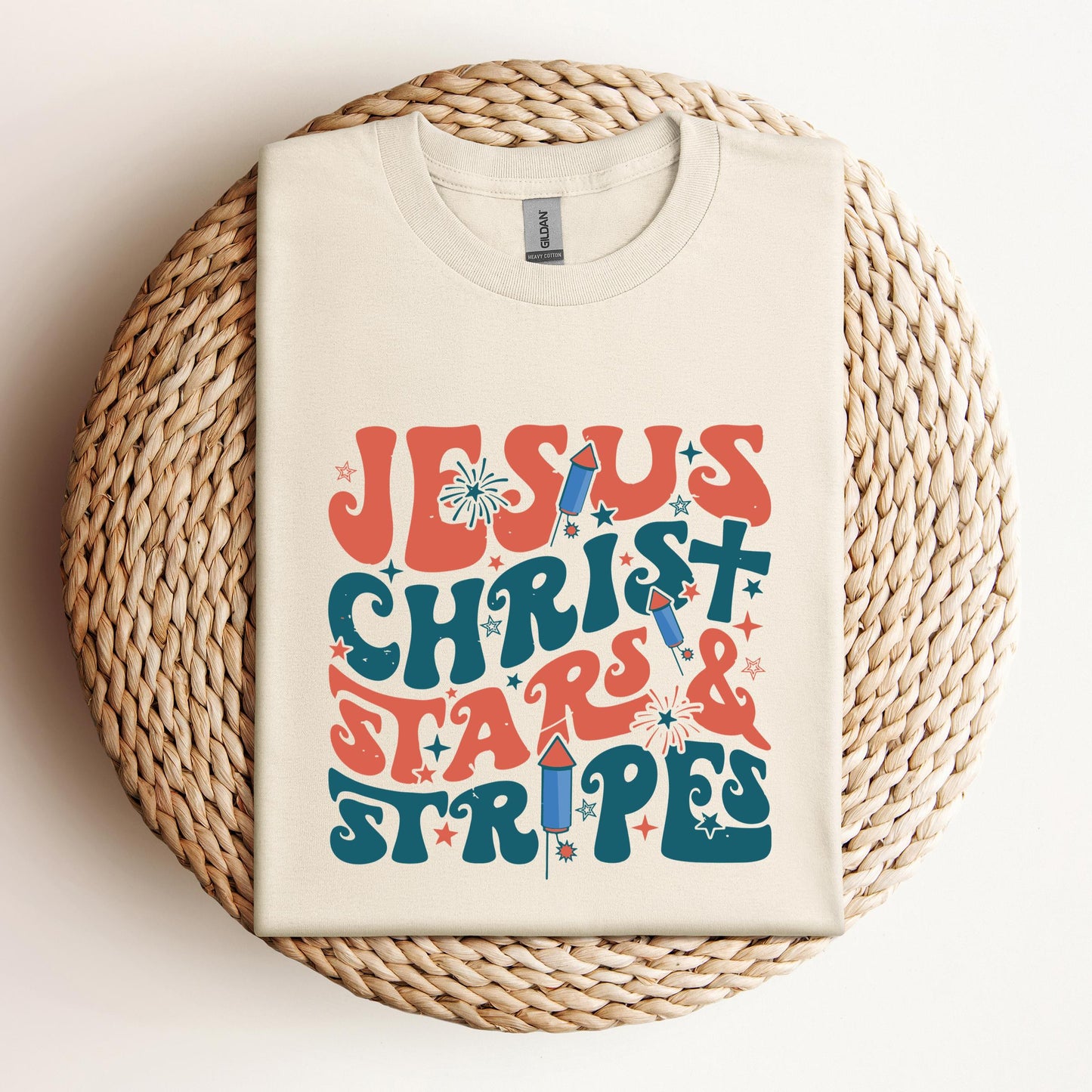 Jesus Christ Stars & Stripes