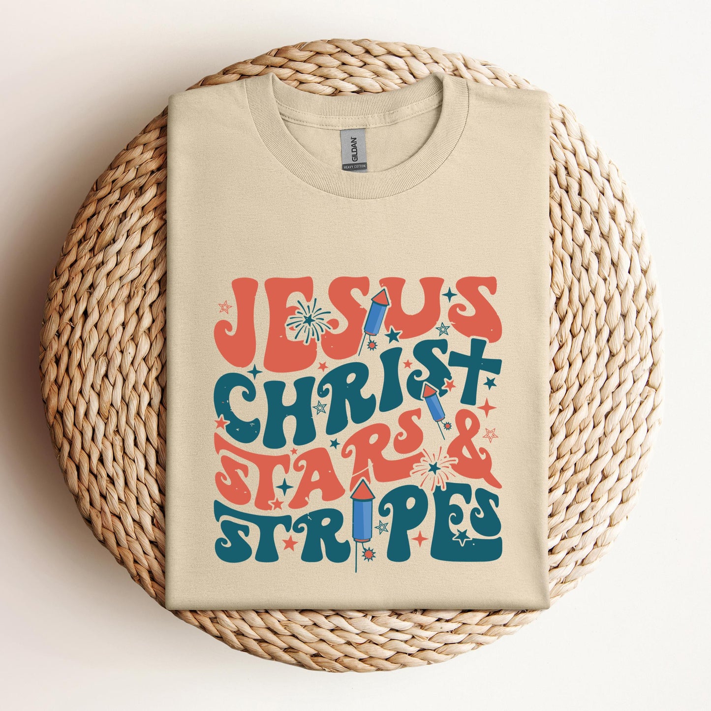 Jesus Christ Stars & Stripes
