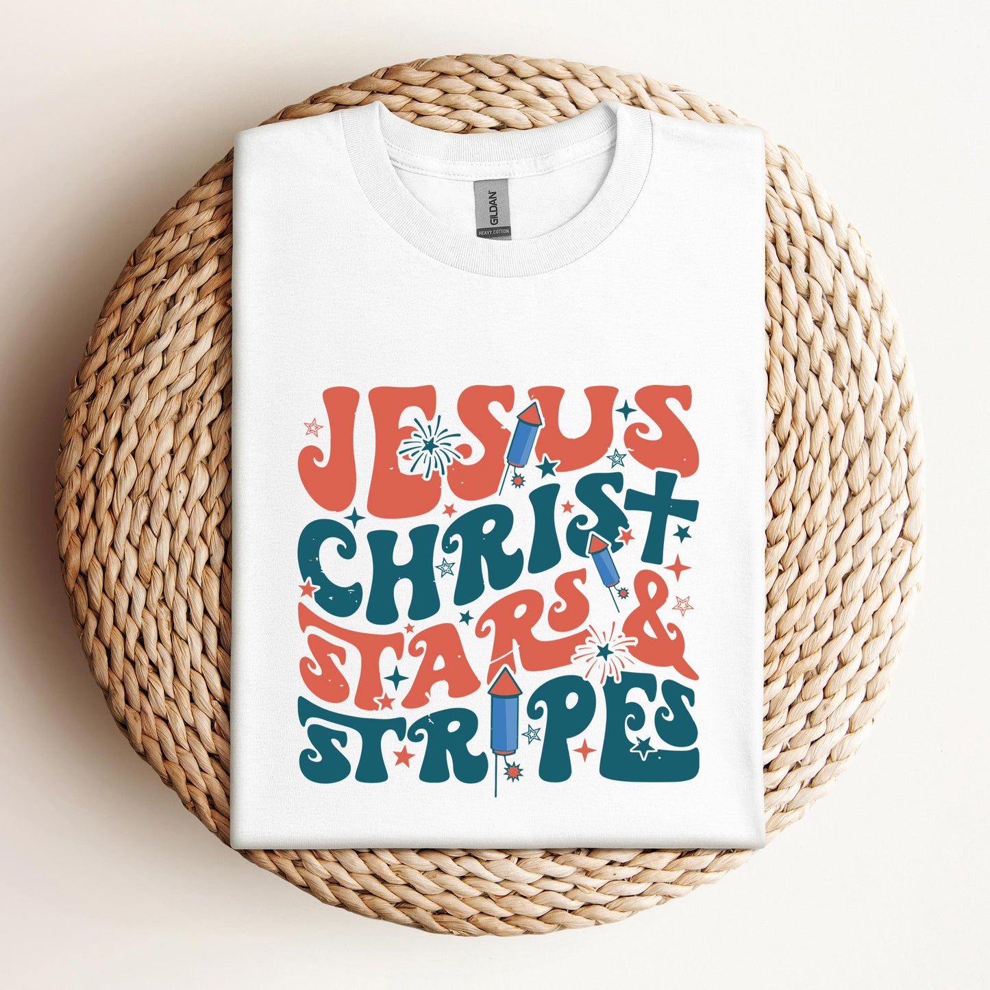 Jesus Christ Stars & Stripes