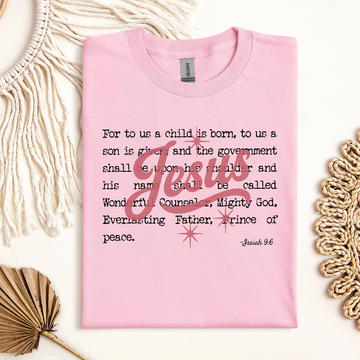 Jesus Christmas Bible Verse Isaiah 9.6 01