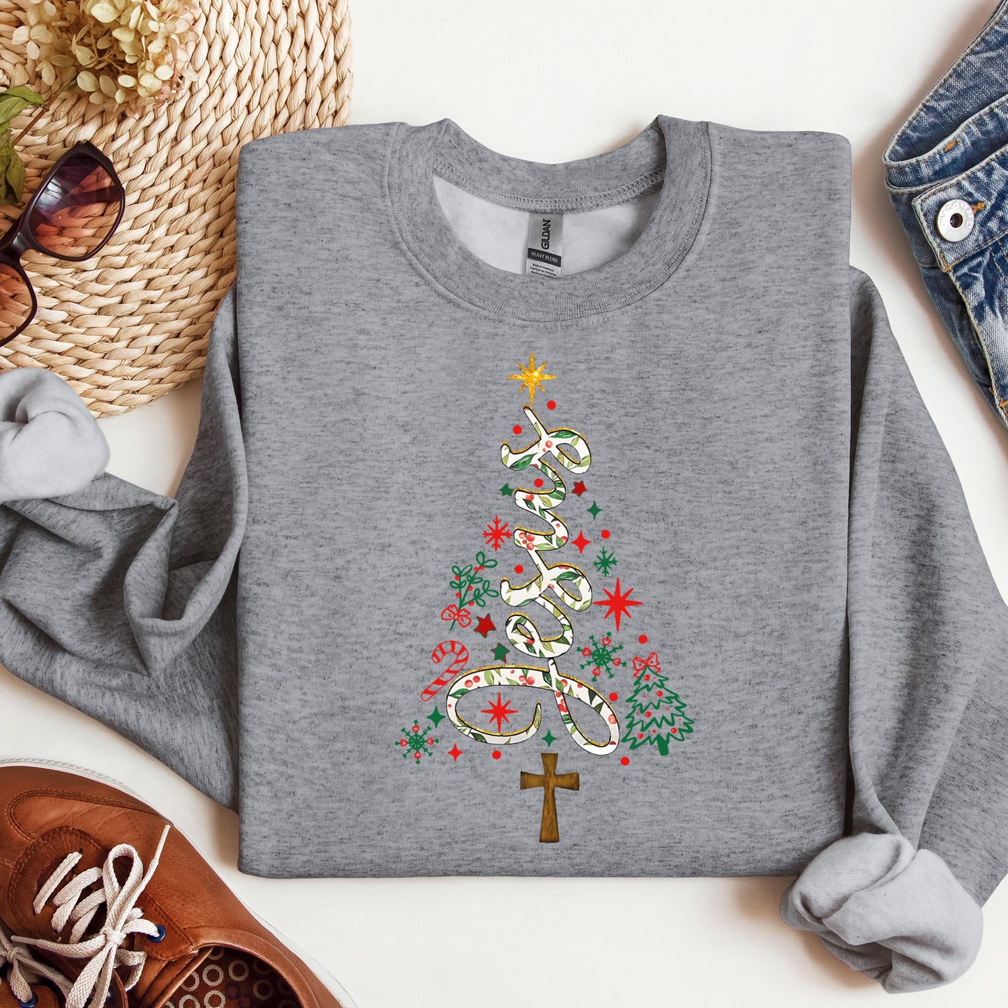 Jesus Christmas Tree 04