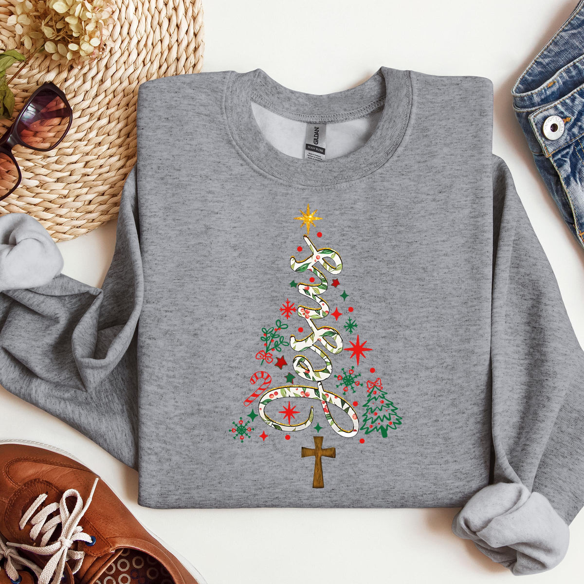 Jesus Christmas Tree 04
