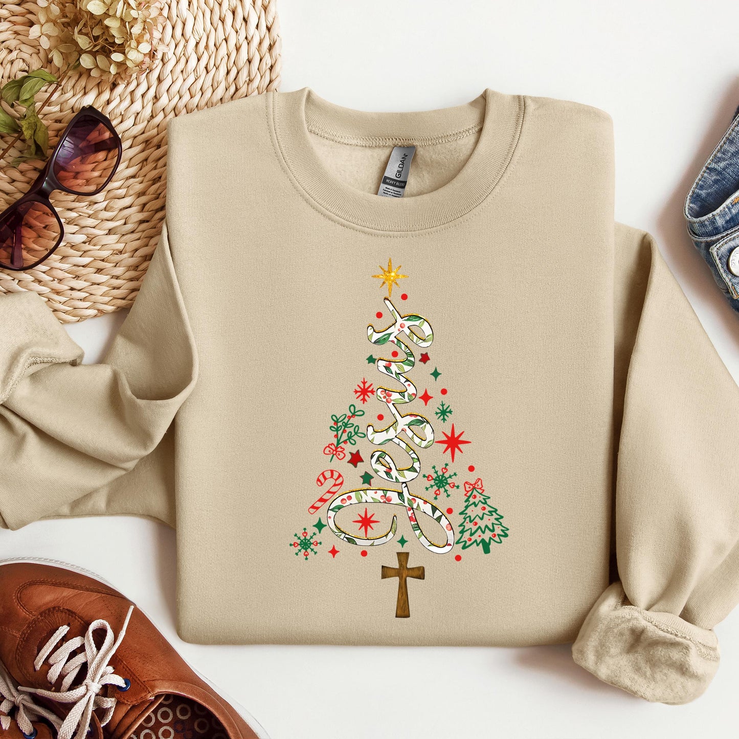 Jesus Christmas Tree 04