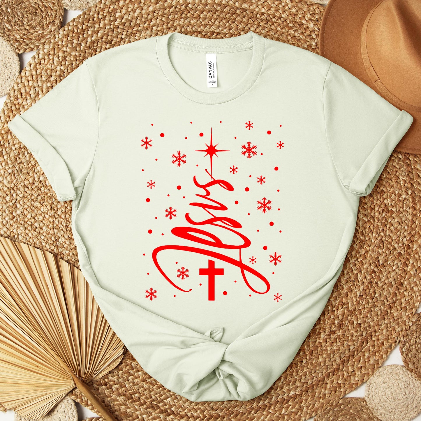 Jesus Christmas Tree Premium T-shirt