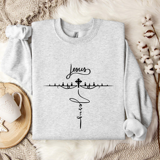 Jesus Cross 03 Sweatshirt