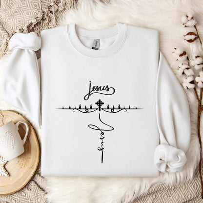 Jesus Cross 03 Sweatshirt