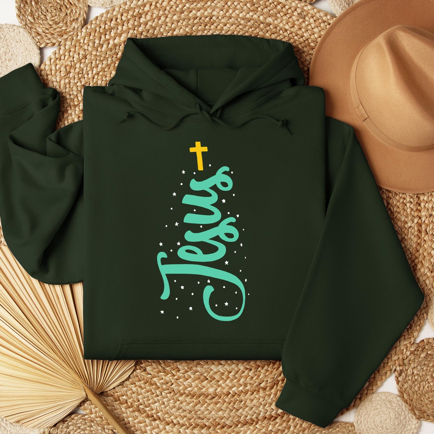 Jesus Cross Christmas Tree 01