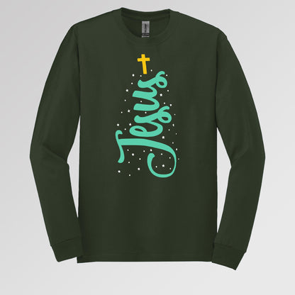 Jesus Cross Christmas Tree 01