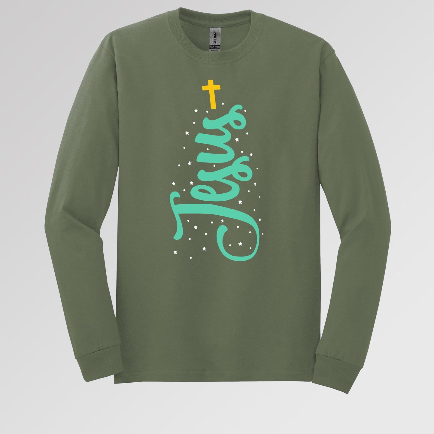 Jesus Cross Christmas Tree 01