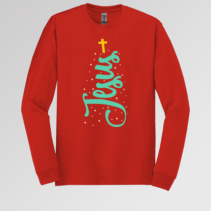 Jesus Cross Christmas Tree 01