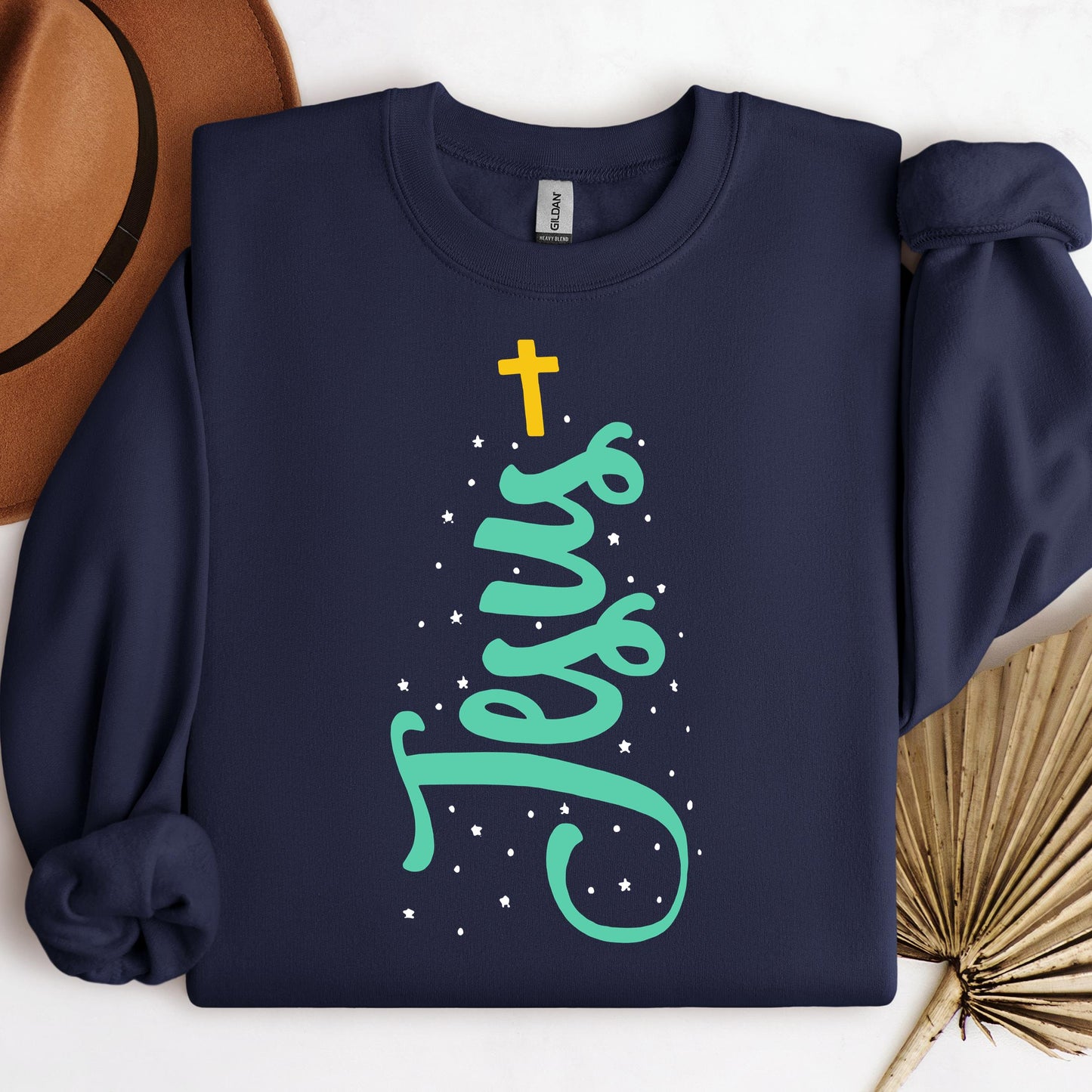 Jesus Cross Christmas Tree 01