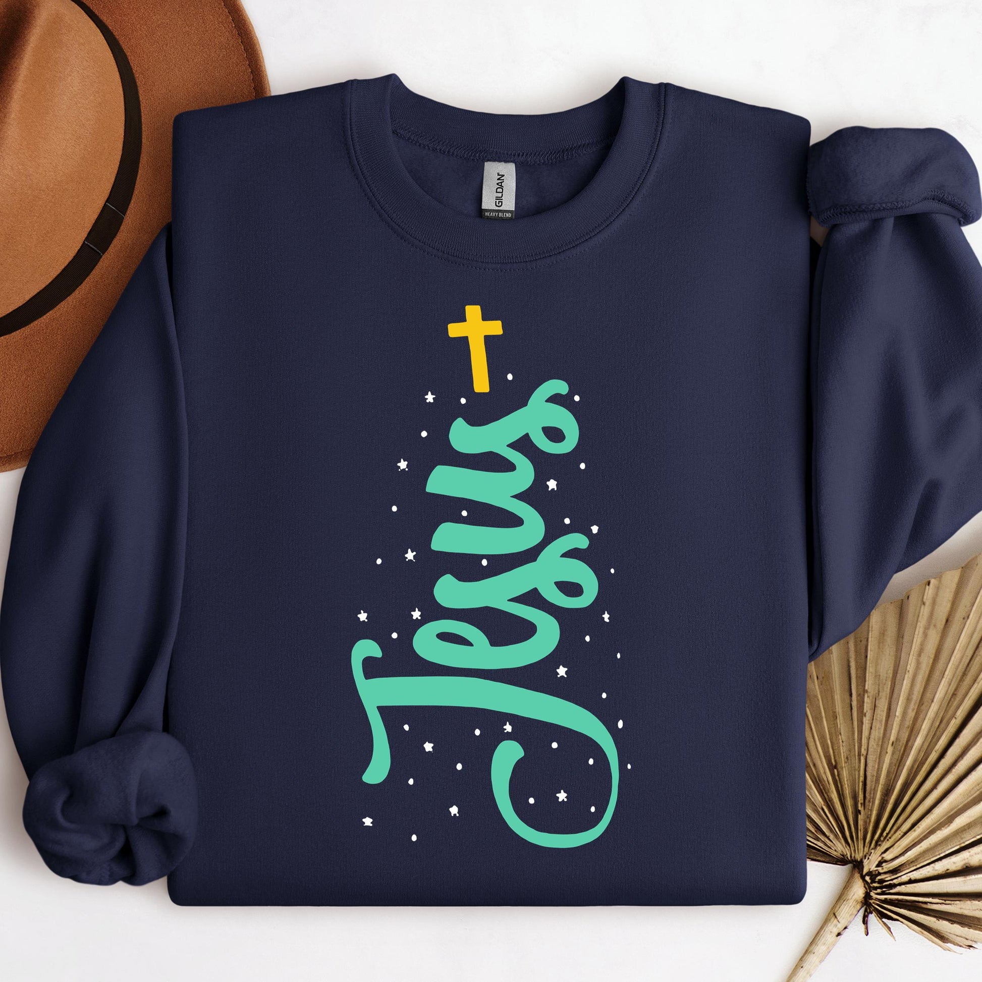 Jesus Cross Christmas Tree 01
