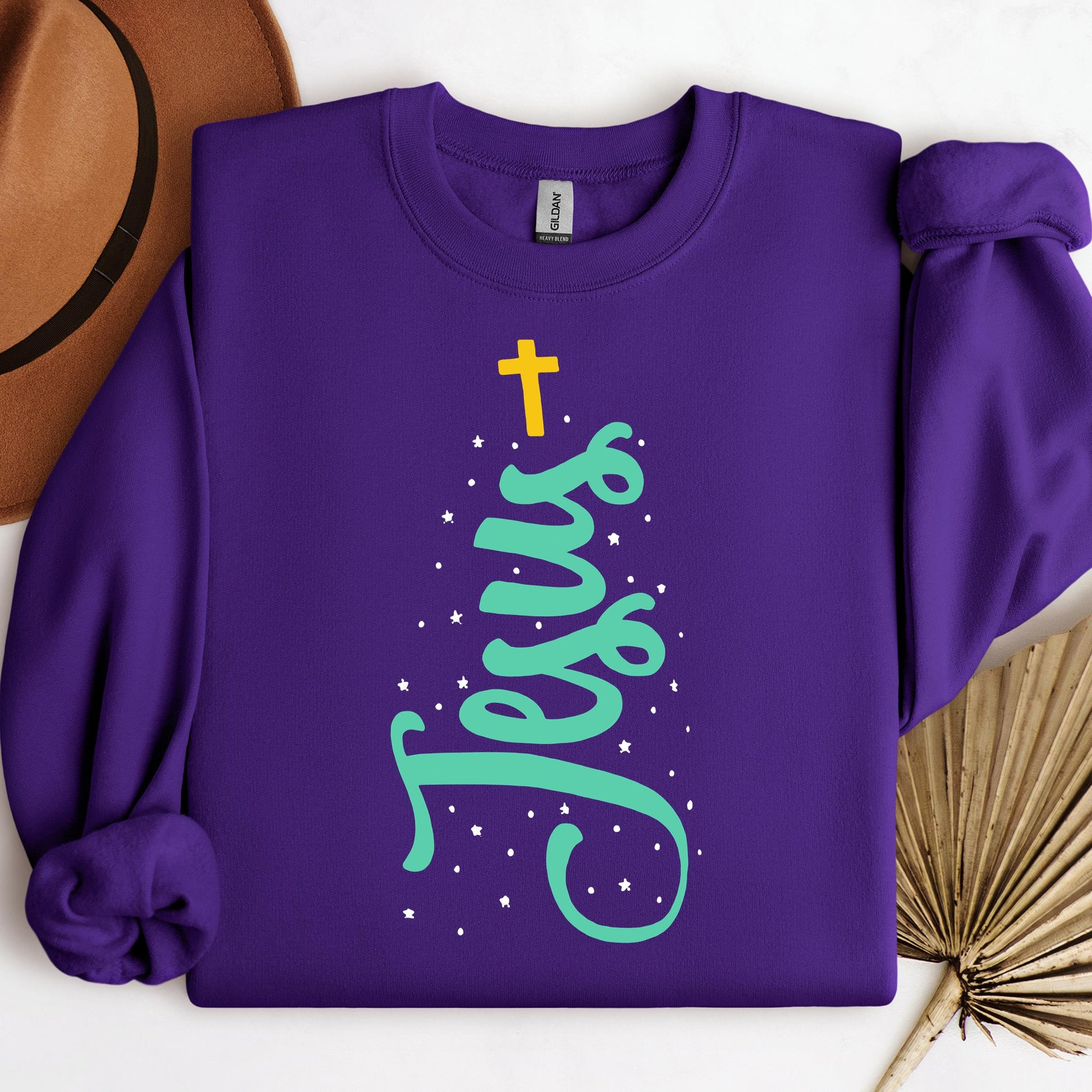 Jesus Cross Christmas Tree 01
