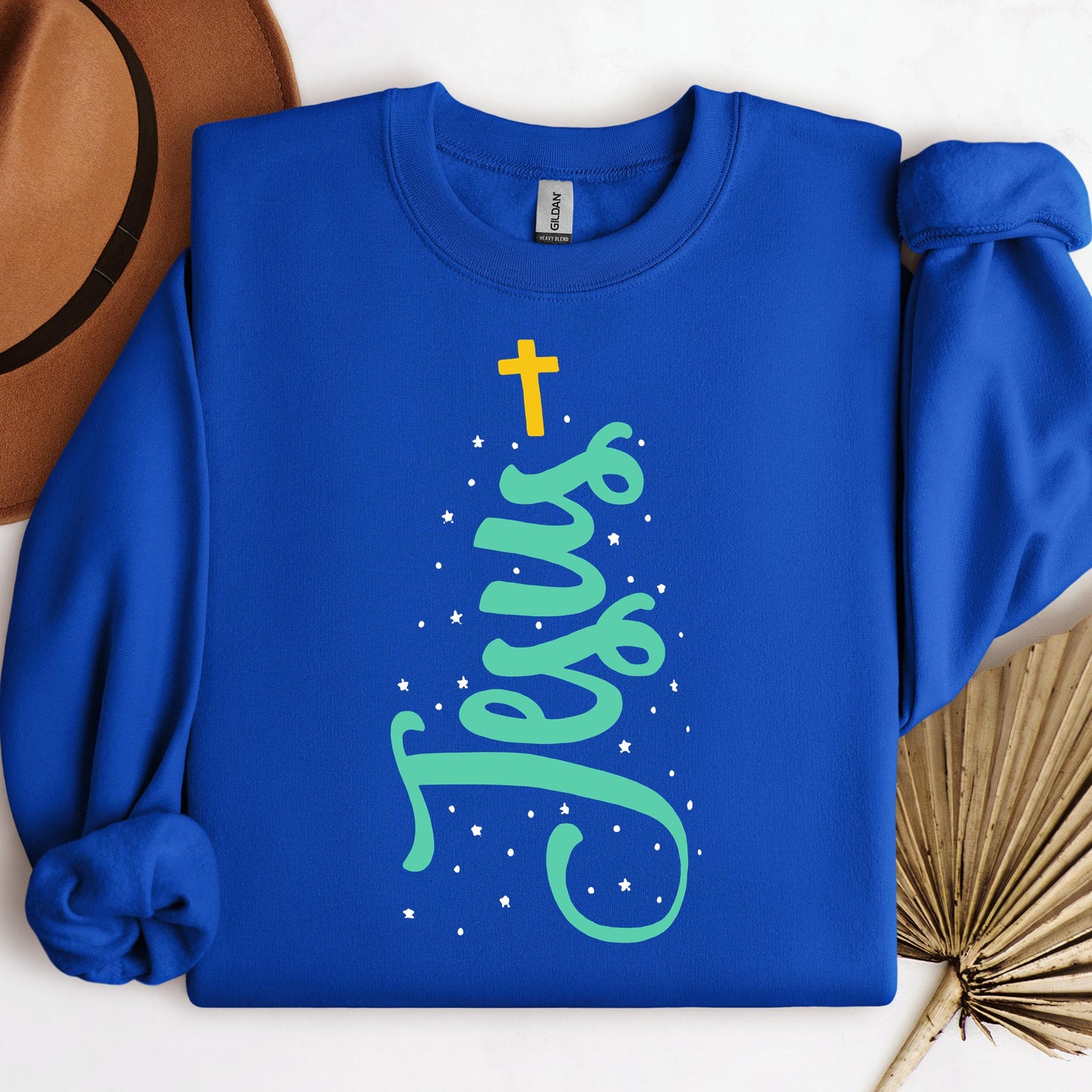 Jesus Cross Christmas Tree 01
