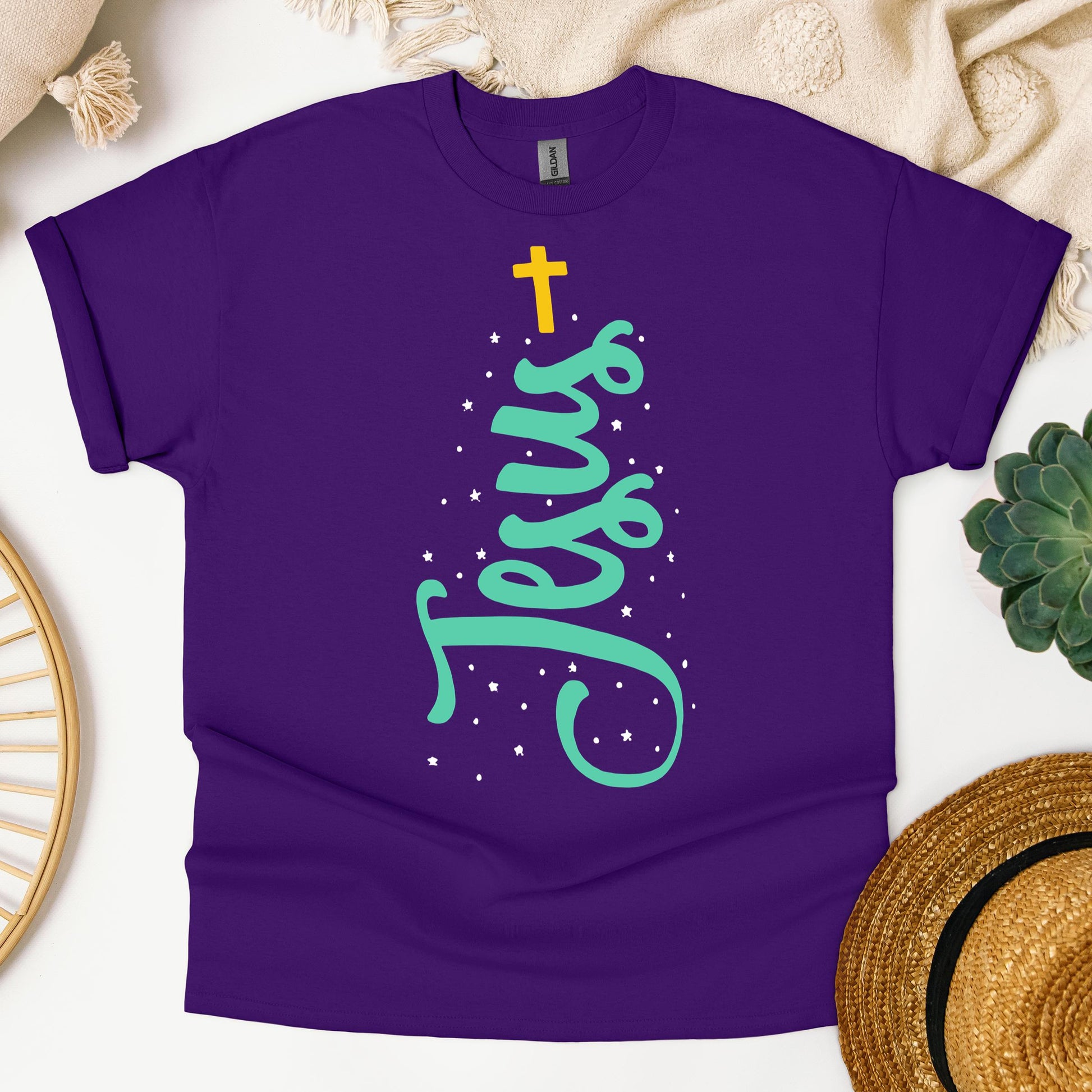 Jesus Cross Christmas Tree 01