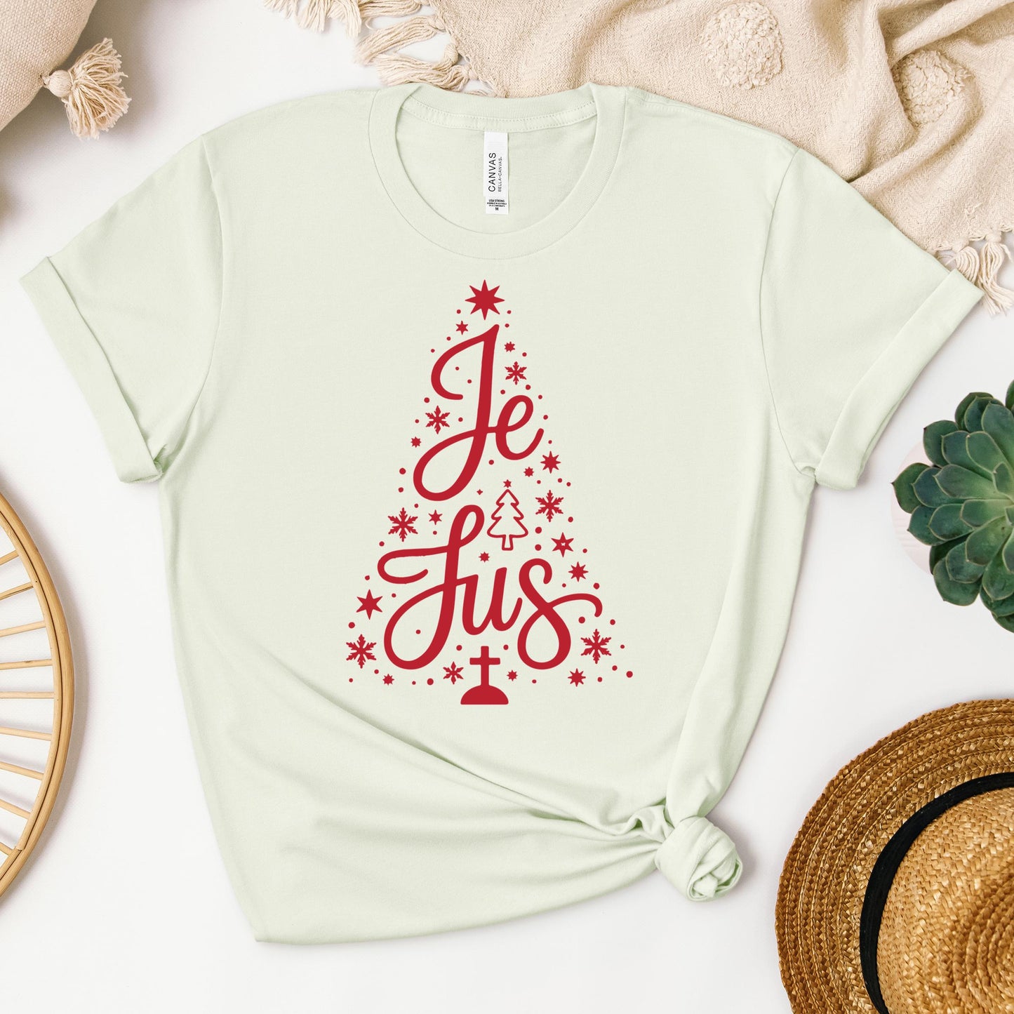 Jesus Cross Christmas Tree 02