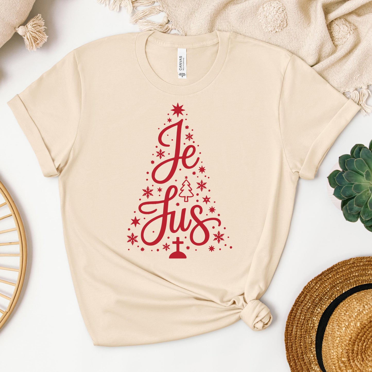 Jesus Cross Christmas Tree 02