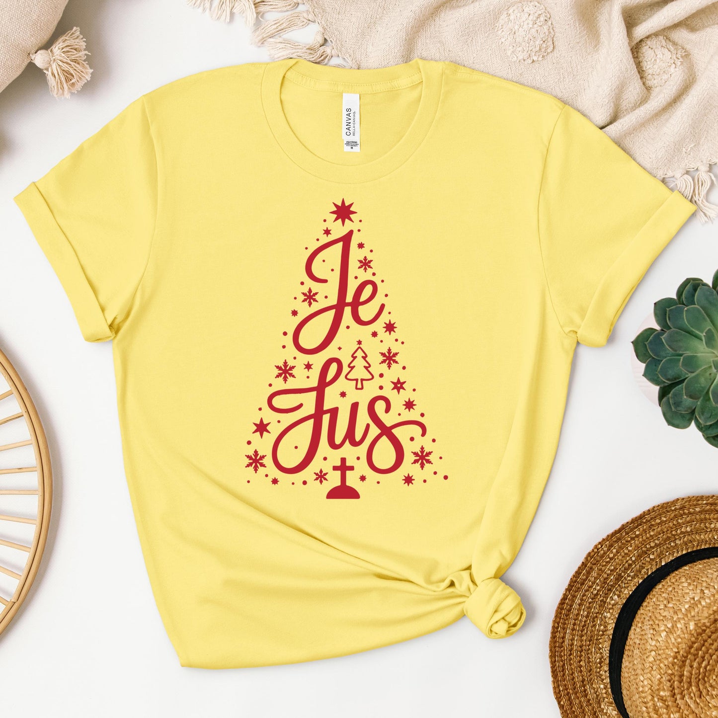 Jesus Cross Christmas Tree 02