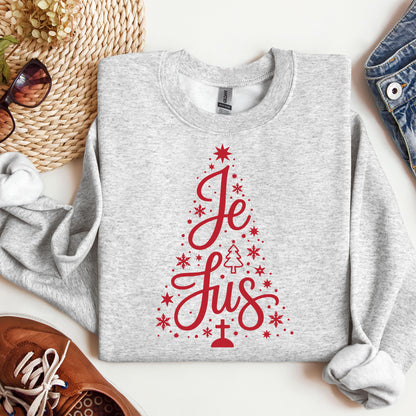 Jesus Cross Christmas Tree 02