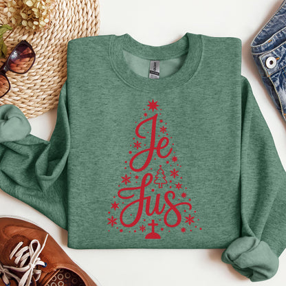 Jesus Cross Christmas Tree 02