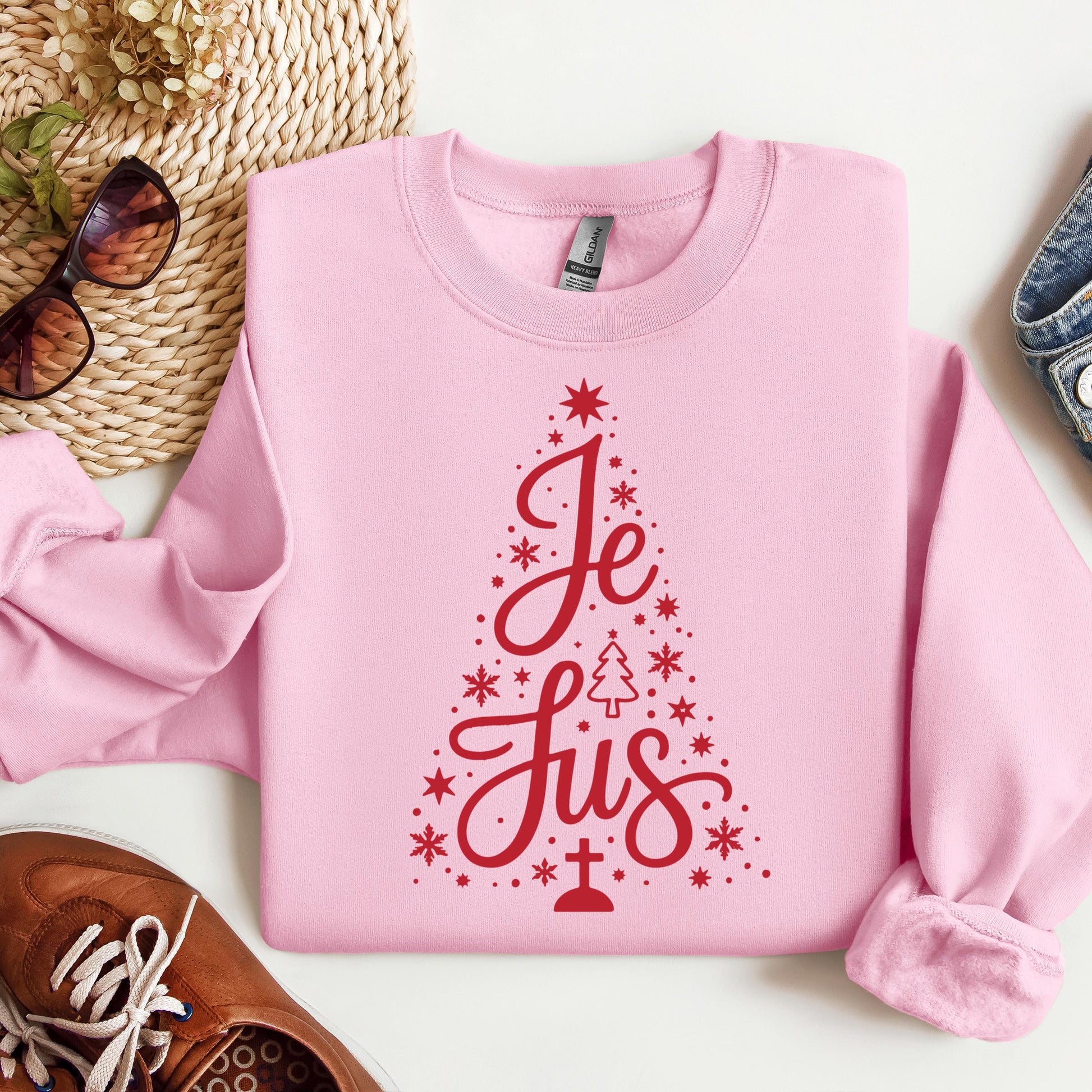 Jesus Cross Christmas Tree 02