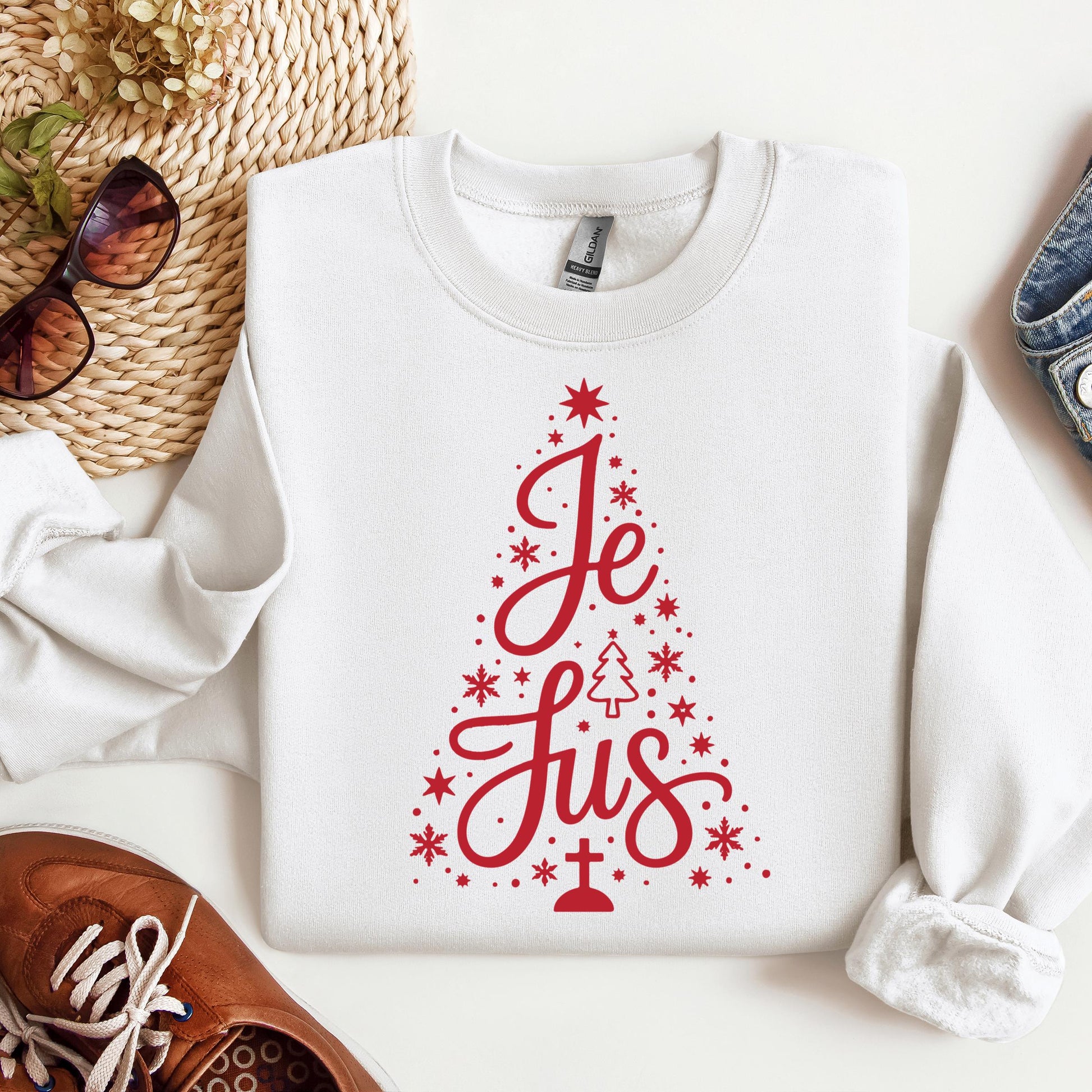 Jesus Cross Christmas Tree 02