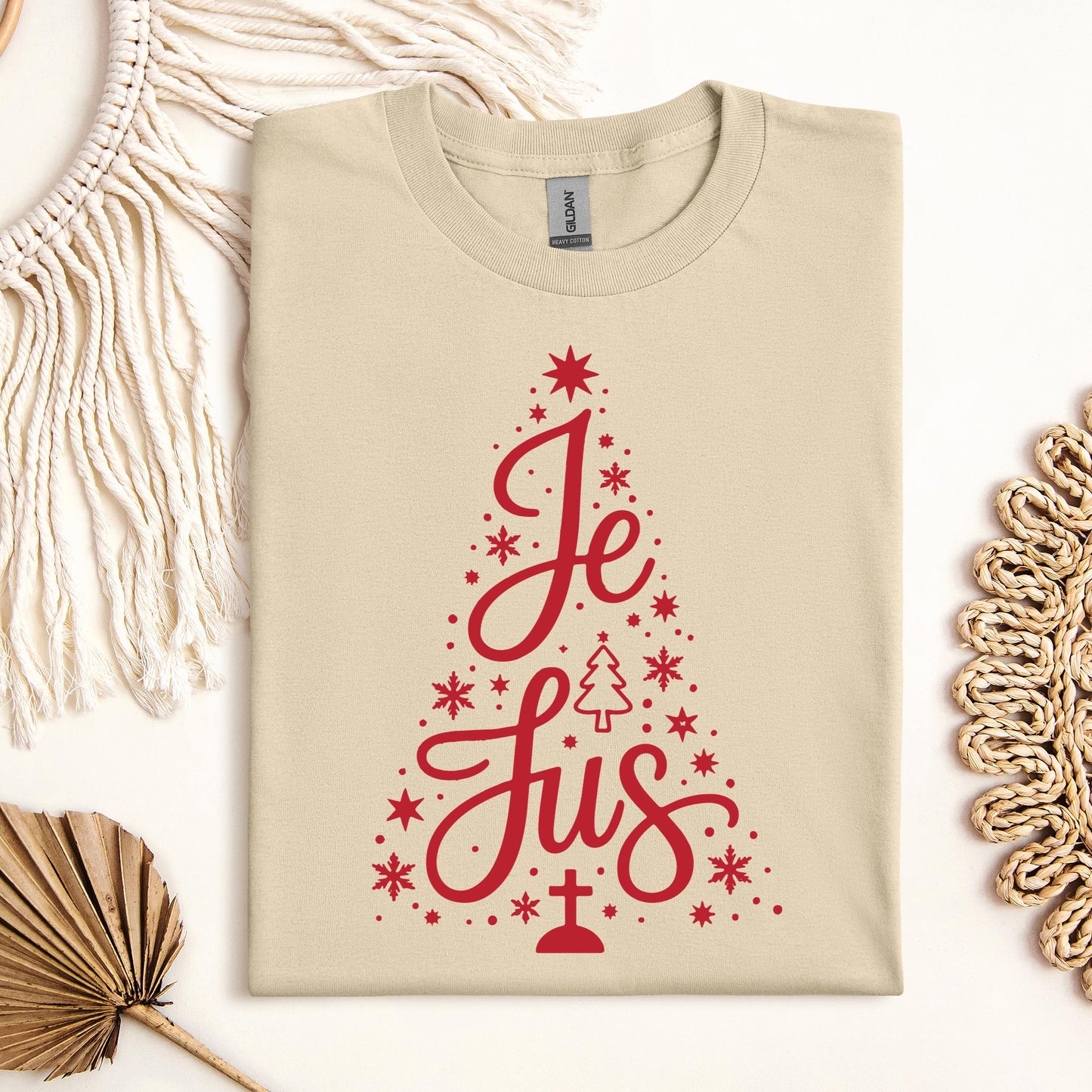 Jesus Cross Christmas Tree 02