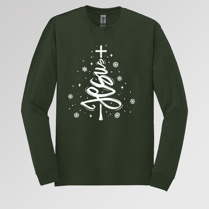 Jesus Cross Christmas Tree 03