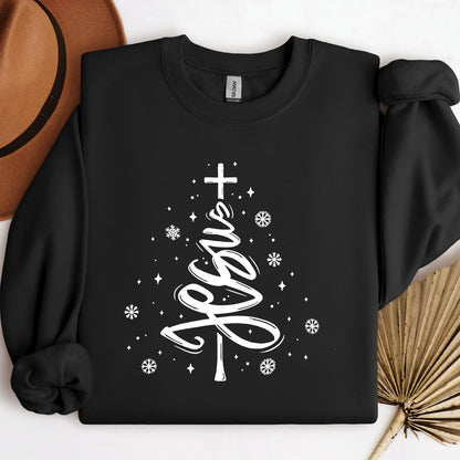 Jesus Cross Christmas Tree 03